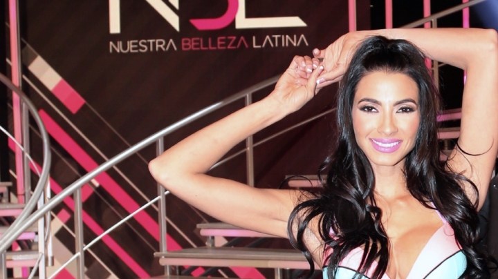 Patricia Corcino modeló en biquini en "Nuestra Belleza Latina VIP"/Miami, 27 de marzo 2016.