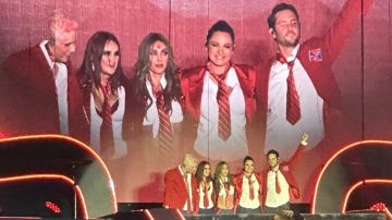 RBD ofrece el último concierto de su gira _Soy Rebelde Tour_ en el Estadio Azteca, Anahí, Dulce Marí