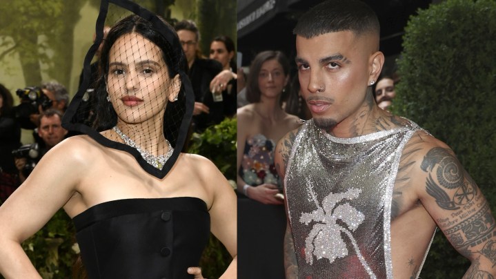 Rosalía y Rauw Alejandro coincidieron en la MET Gala celebrada el lunes 6 de mayo de 2024 en Nueva York.