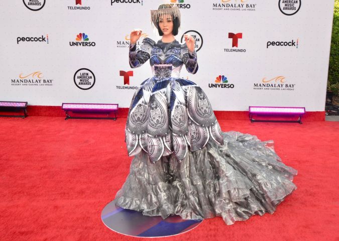Estibaliz Badiola en los “Latin American Music Awards” 2022.