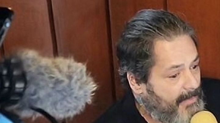 Pato Levy en el funeral de su madre el 29 de junio de 2023.