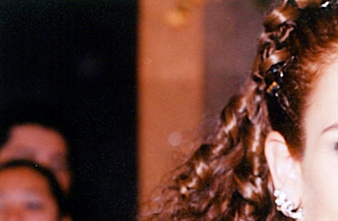 Niurka Marcos y el productor Juan Osorio/México, 2001.