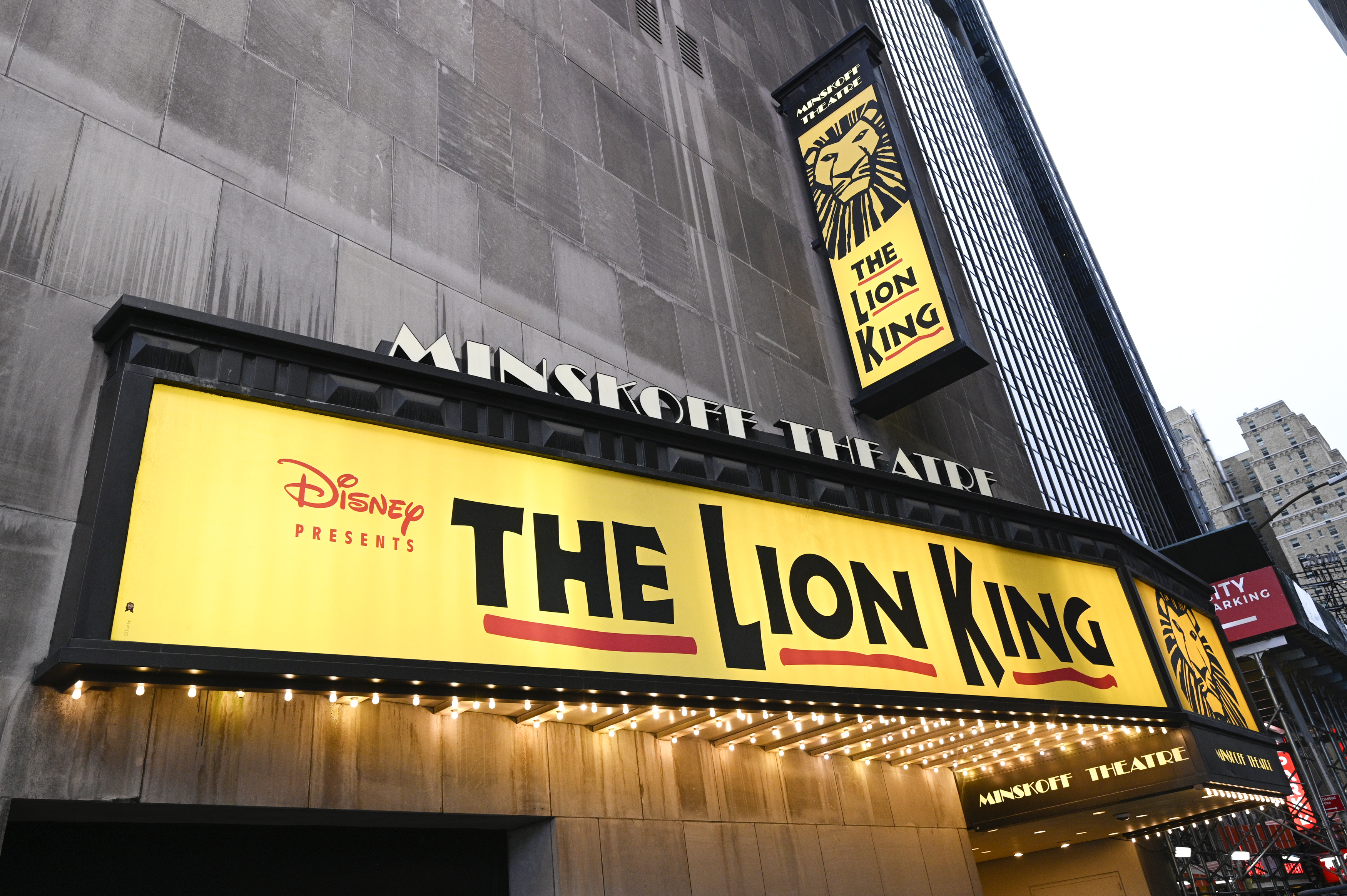 El Teatro Minskoff, sede del musical ‘El Rey León’, se estrenó el 24 de mayo de 2021 en Nueva York.