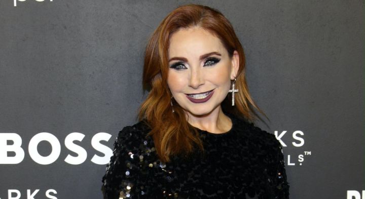 Elizabeth Álvarez en la alfombra roja del evento de la revista GQ para reconocer a los hombres del año/México, 22 de noviembre 2022.