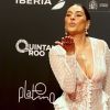 Galilea Montijo en la alfombra de la XI Edición de los Premios Platino Xcaret celebrados en el Parque Xcaret para reconocer el talento iberoamericano/Quintana Roo, Riviera Maya, 20 de abril 2024.