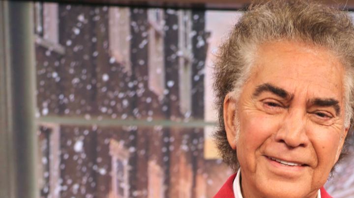 José Luis Rodríguez "El Puma" en la casita de "Despierta América" (Univision) /Miami, 10 de enero 2024.