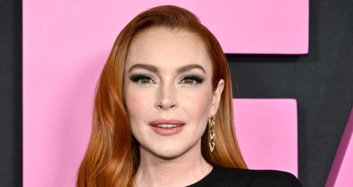 Lindsay Lohan en el estreno mundial de "Mean Girls" en AMC Lincoln Square el lunes 8 de enero de 2024 en Nueva York.