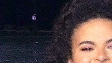 Lucerito Mijares, y Eduardo Capetillo Jr. en la presentación de "Juego De Voces" (TelevisaUnivision), /México, 9 de abril 2024.