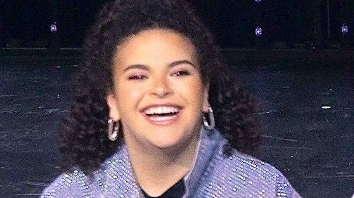 Lucerito Mijares, y Eduardo Capetillo Jr. en la presentación de "Juego De Voces" (TelevisaUnivision), /México, 9 de abril 2024.