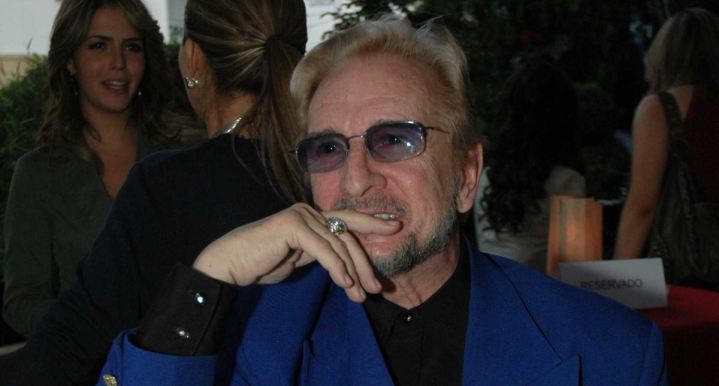 Sergio Klainer en la fiesta de los 10 años de vida de Novelas Aztecas/México, 2006.