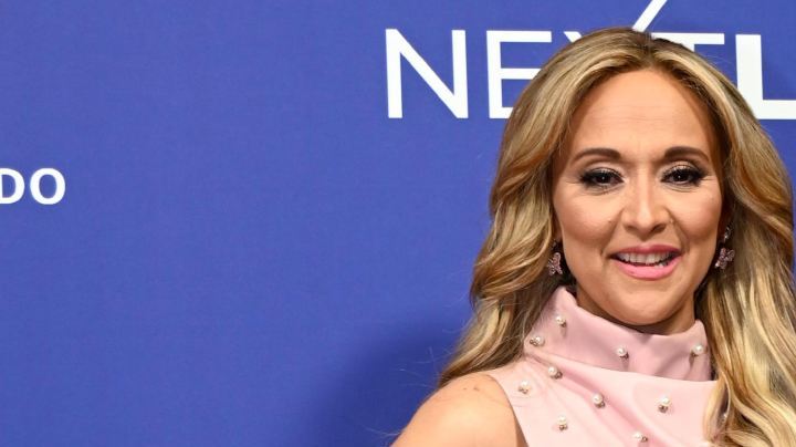 Verónica Bastos ("La Mesa Caliente"), en la alfombra del upfront de la cadena Telemundo, que presentó las novedades en su programación en lo que resta del año/Nueva York, 13 de mayo 2024.