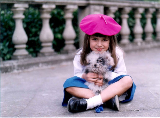 Daniela Aedo protagonizó a los 5 años la telenovela 'Carita de Ángel' en 2000.