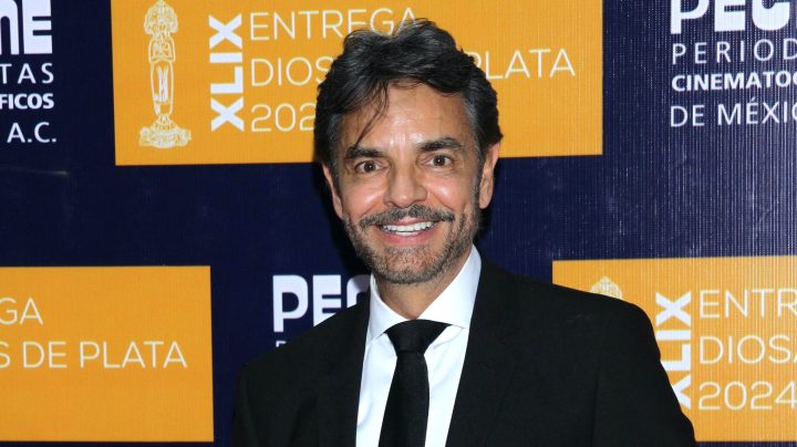 Eugenio Derbez se reencontró con Victoria Ruffo.