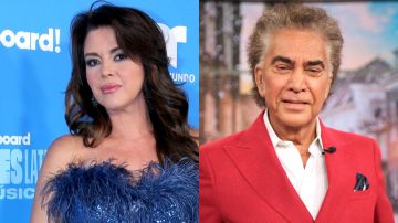 Alicia Machado y "El Puma" se abrazaron en la final de 'Top Chef VIP 3'.