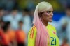 Karol G y Feid disfrutaron del partido entre Colombia y Argentina.