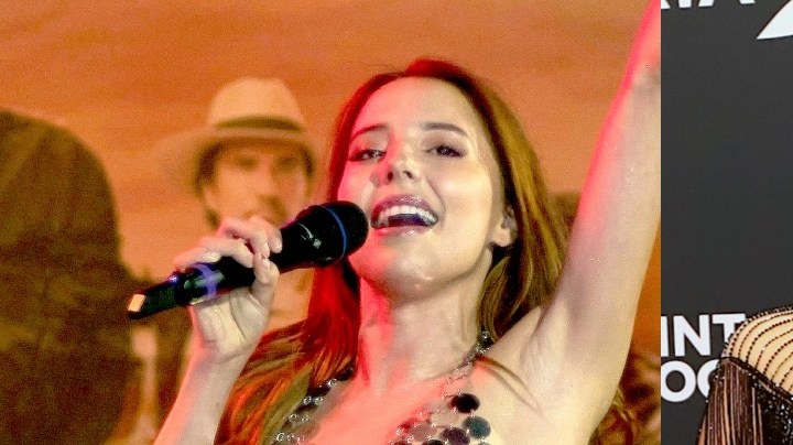 Majo Aguilar no quiso hablar de la boda de Ángela Aguilar.