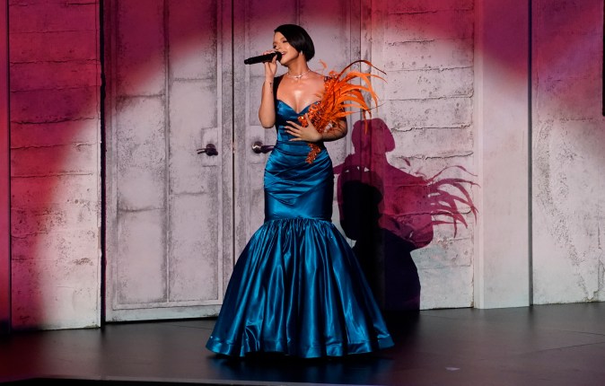 Angela Aguilar en la gala Persona del Año de la Academia Latina de la Grabación en honor a Rubén Blades en el Mandalay Bay. Noviembre de 2021 en Las Vegas.