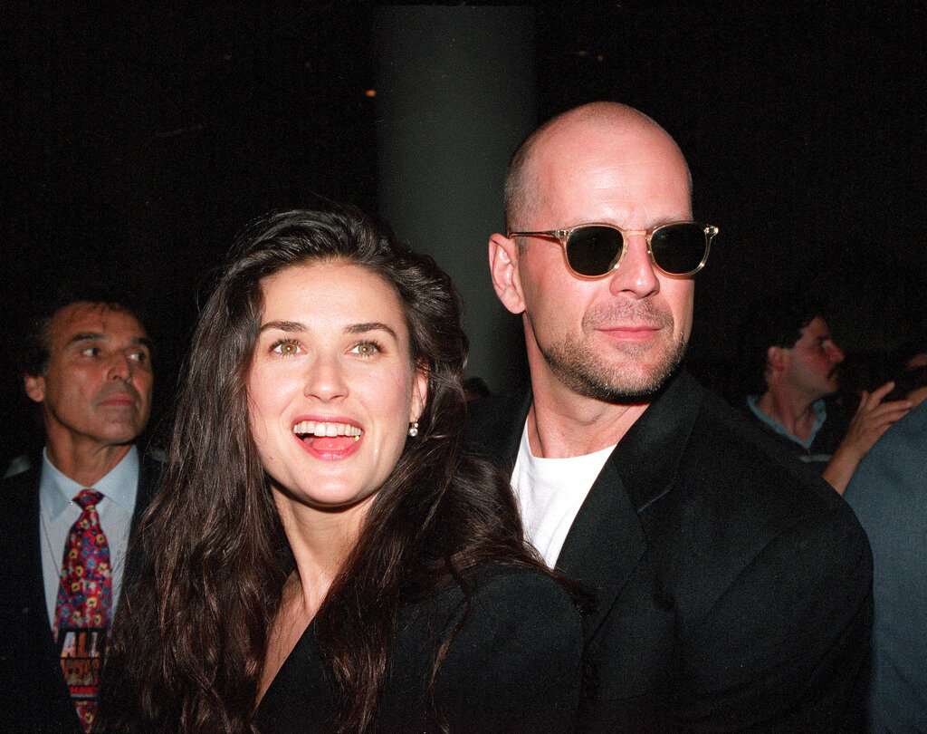 Demi Moore tenía 25 años cuando conoció a Bruce de entonces 32 años.