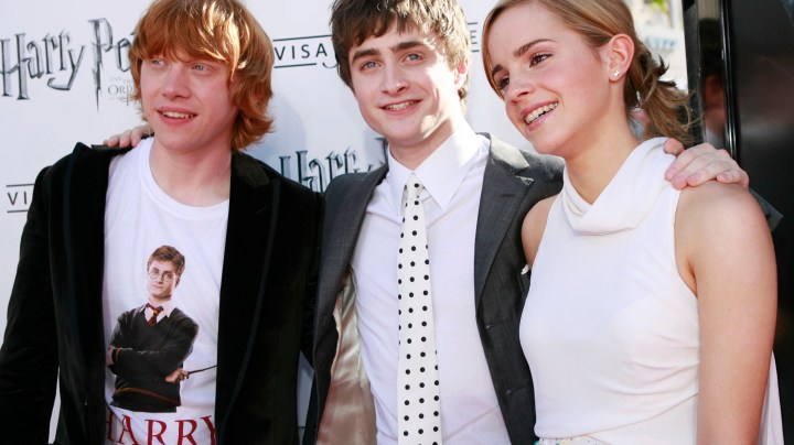 Rupert Grint, Daniel Radcliffe y Emma Watson protagonizaron todas las películas de Harry Potter