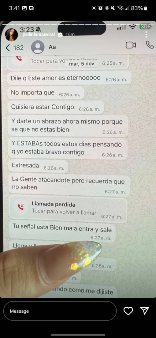 Conversaciones expuestas 