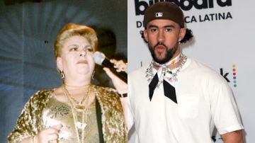 Bad Bunny comparte emotiva foto de Paquita la del Barrio.