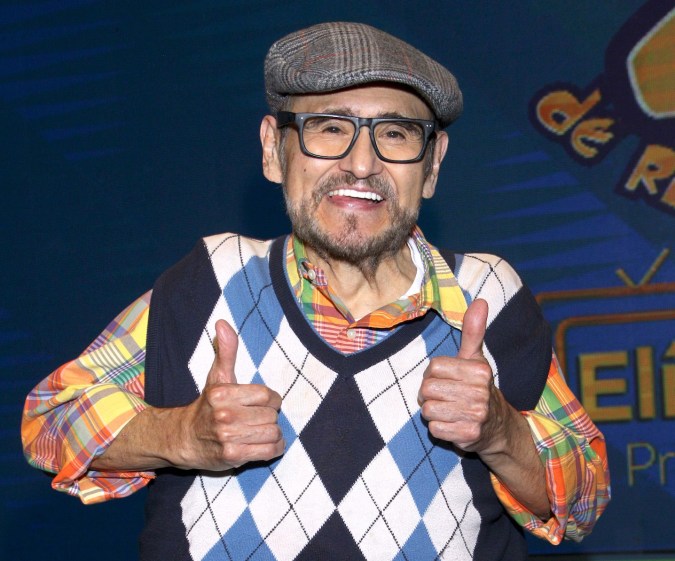 Edgar Vivar en el 20 aniversario del programa "Vecinos" (Univision), que celebró con su elenco estelar/México, 18 de febrero 2025.