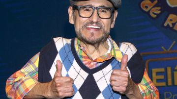 Edgar Vivar en el 20 aniversario del programa "Vecinos" (Univision), que celebró con su elenco estelar/México, 18 de febrero 2025.