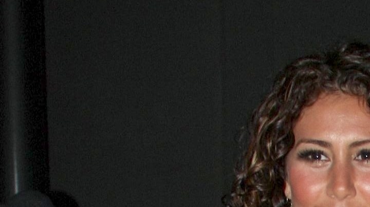 Vica Andrade y el productor Memo del Bosque.