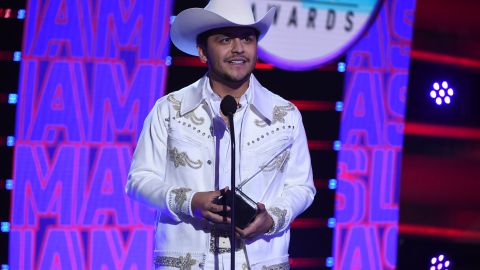 Christian Nodal  confesó que no se quiere enfocar en los conflictos. (Photo by Chris Pizzello/Invision/AP).