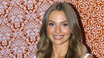 La reacción de Irina Baeva al ser cuestionada sobre Geraldine Bazán.