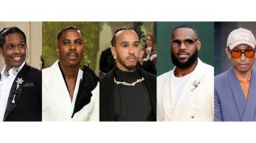 A$AP Rocky, Colman Domingo, Lewis Hamilton, LeBron James y Pharrell Williams, copresidentes de la Gala del Met 2025.