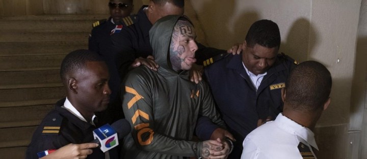 El rapero de Brooklyn, que saltó a la fama con el lanzamiento en 2017 de su canción “Gummo”, será sentenciado el 25 de septiembre. (AP Photo/Ricardo Hernández).