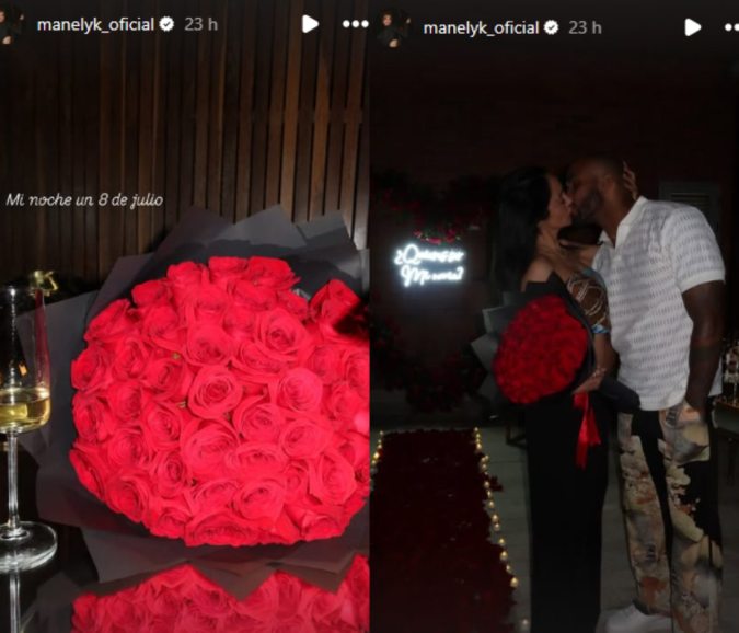 Manelyk González presume las fotos del día en que se hizo novia de Caramelo.