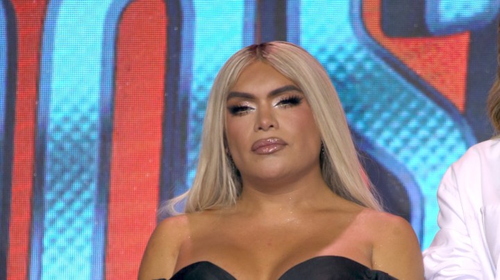 Wendy Guevara en la conferencia para presentar al nuevo elenco de la tercera temporada de "La Casa de los Famosos México" (TelevisaUnivision), que arranca este domingo 27 en México exclusivamente/México, 22 de julio 2025.