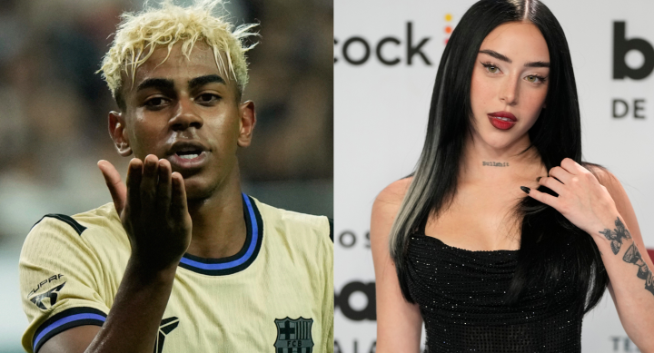 Lamine Yamal y Nicki Nicole