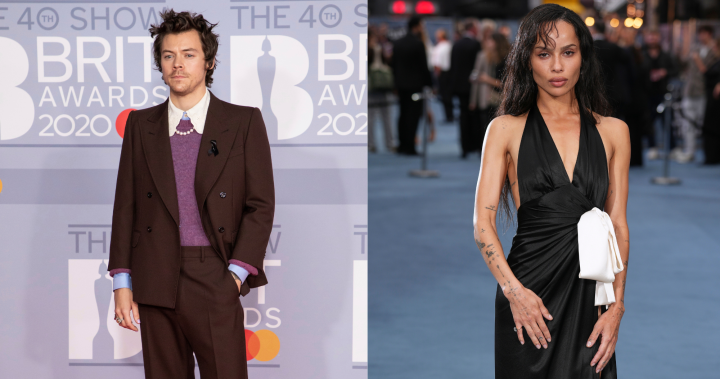 Harry y Zoë Kravitz