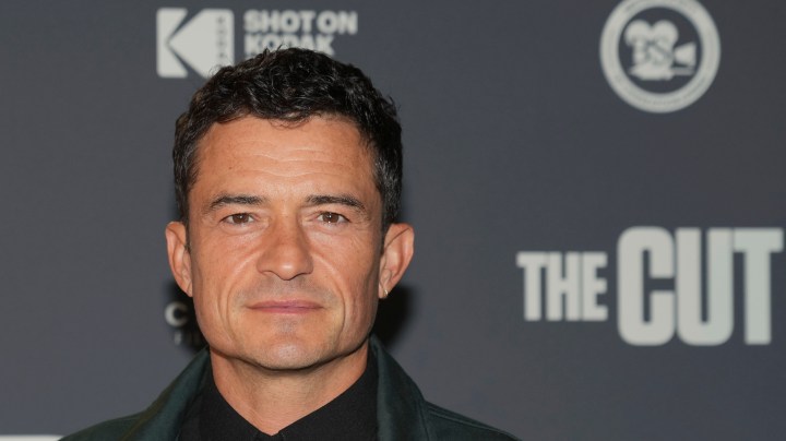 El actor Orlando Bloom asiste a la proyección de la película "The Cut" en Londres, el miércoles 27 de agosto de 2025. (Foto AP/Kin Cheung)