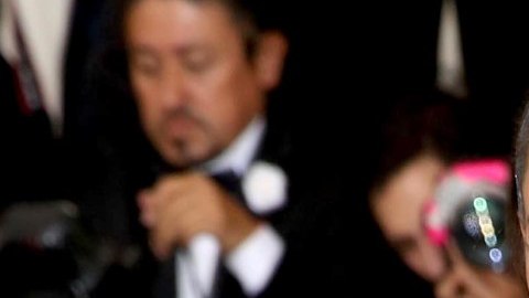 El dramático look que lució Kim Kardashian en la gala del Museo de la Academia.