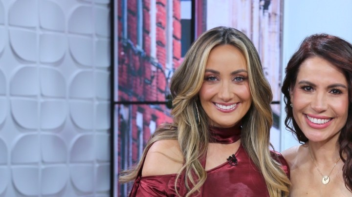Lindsay Casinelli le pone un alto a Karla Monroig en 'La mesa caliente'.